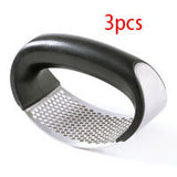 Stainless Steel Garlic Press Crusher