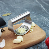 Stainless Steel Garlic Press Crusher