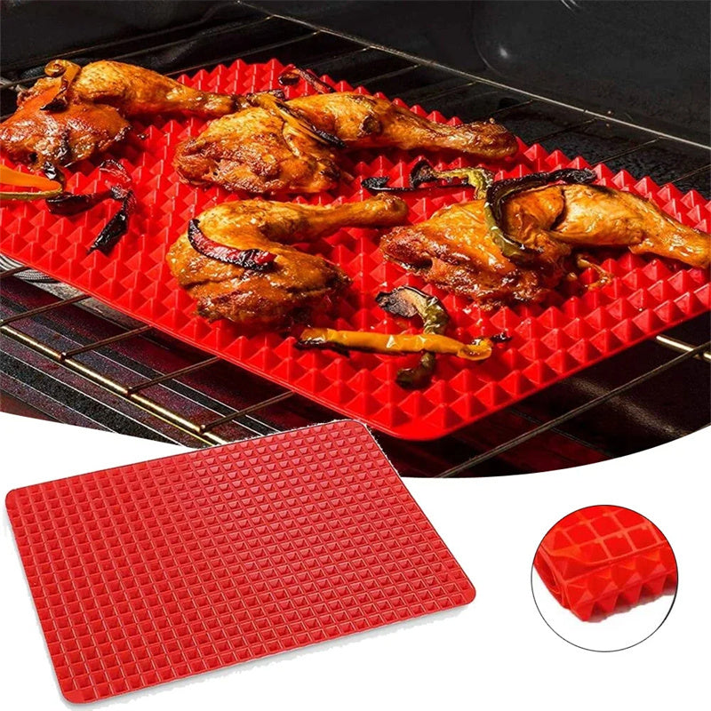 Non-Stick Silicone Pyramid Cooking Mat